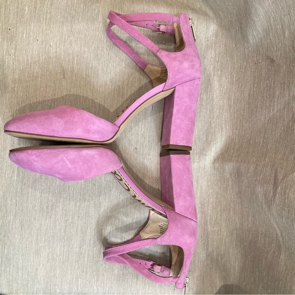 Sam Edelman Women's Mauve Suede Heels - Picture 8 of 16